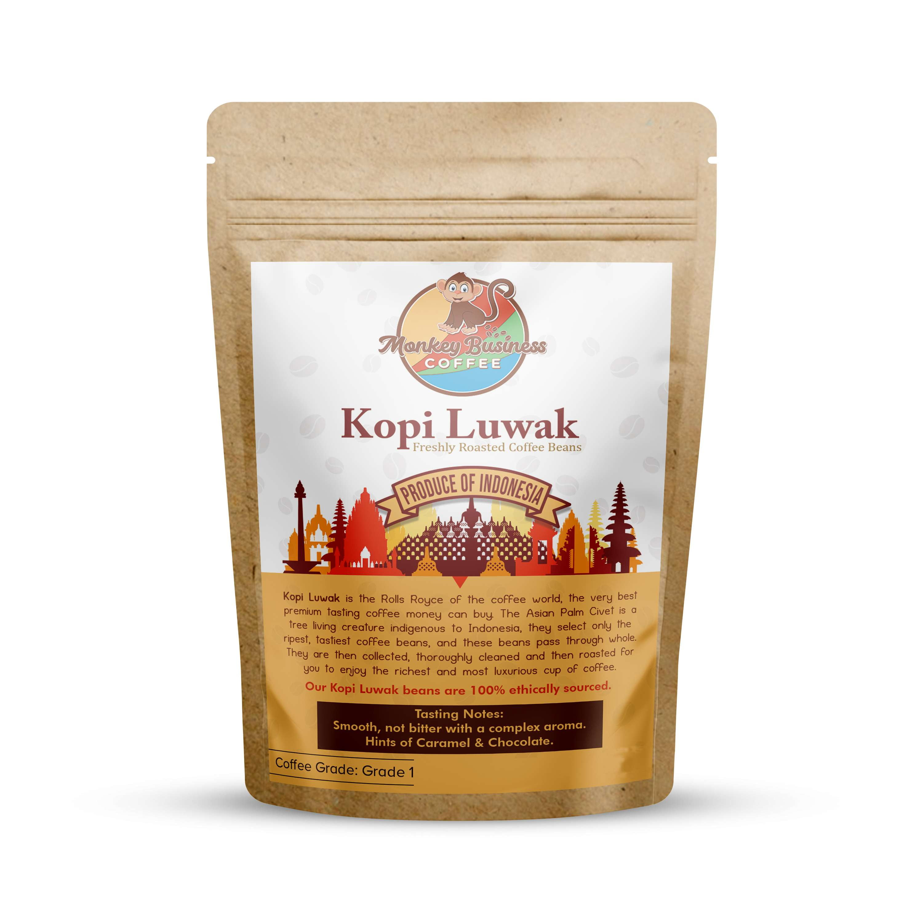 Monkey Business Coffee™ - Fun & Premium Kopi Luwak | The