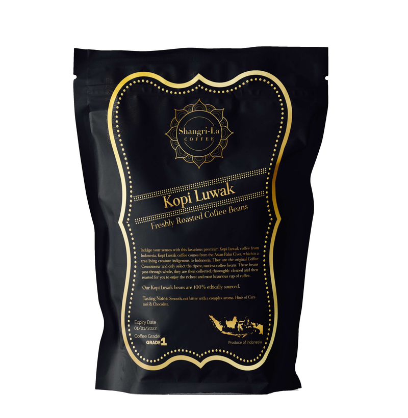 Shangri-La Coffee™ - Wild Kopi Luwak Coffee - Whole Beans